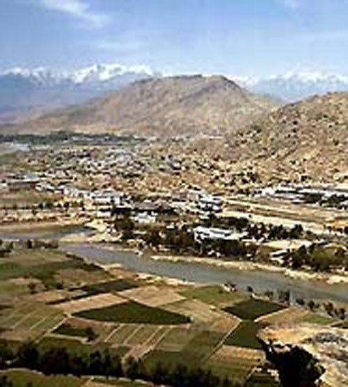Кабул. Панорама города.