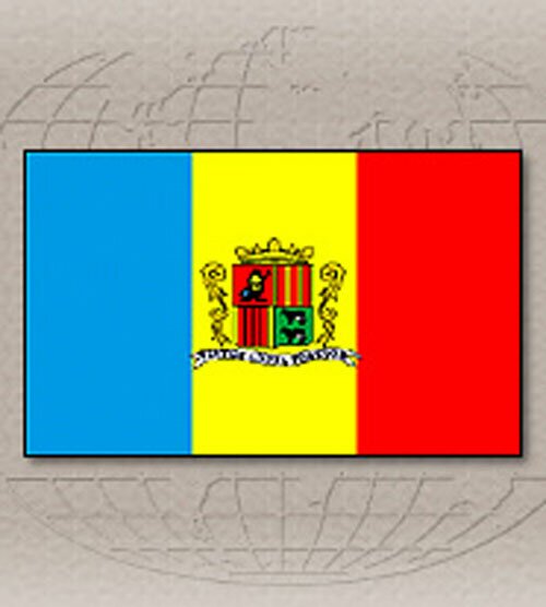 Государственный флаг Андорры. 