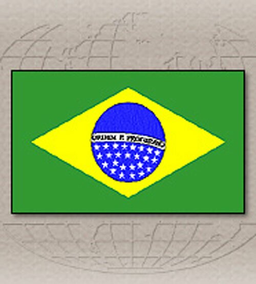 Государственный флаг Бразилии. 