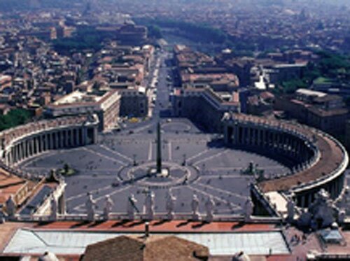 Рим. Площадь перед собором святого Петра 